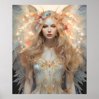 Angelic Blonde: Manifestation of Grace Poster