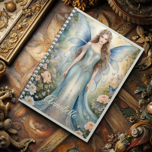 Angelic Blue Fairy Notebook