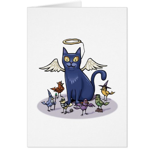 Angelic Cat Card