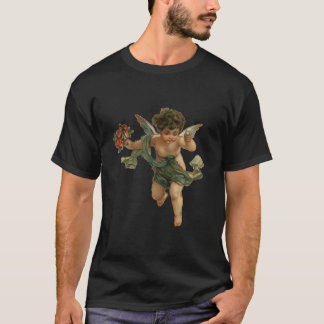 Angelic Cherub Flowers T-Shirt