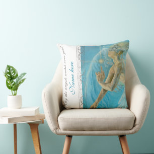 Angelic divine love and protection artwork cushion