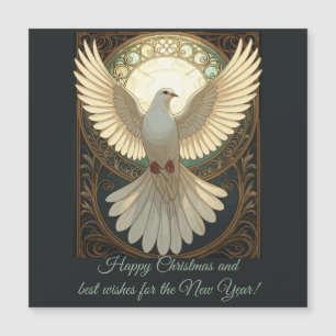 Angelic Dove Vintage Art Nouveau Vector