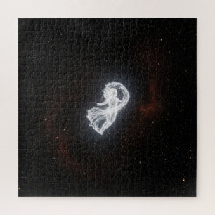 Angelic Fiery Transparent Female Spirit Jigsaw Puzzle
