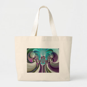 Angelic Hakuna Matata Cool Gifts Purple Heart Large Tote Bag
