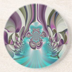 Angelic Hakuna Matata Purple Heart.jpg Coaster
