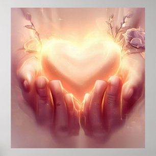 Angelic helping hands poster