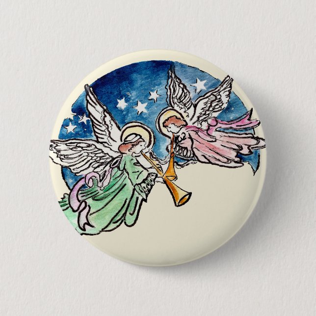 Angelic Hymns Button (Front)
