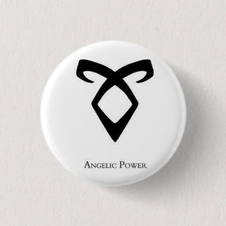 Angelic Power Rune Mortal Instruments 3 Cm Round Badge