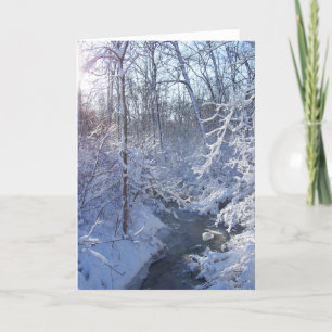 angelic stream greeting card