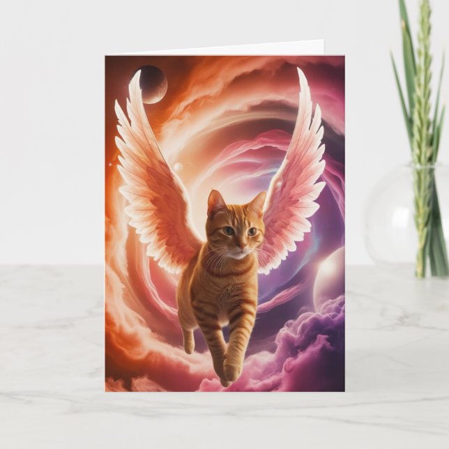 Angelic Tabby Card (Front)