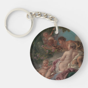 Angelica and Medoro Key Ring