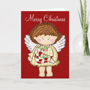 Angelica Loves Christmas Candy d2 Holiday Card