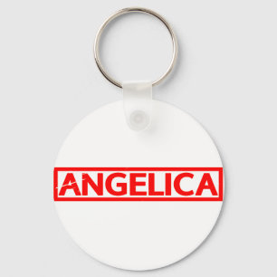 Angelica Stamp Key Ring