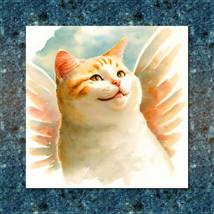 Angelica The Heavenly Angel Cat Poster