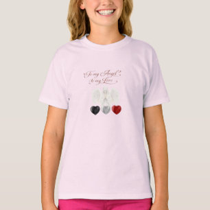 AngelicFaith SilverHeart Latte Mug T-Shirt