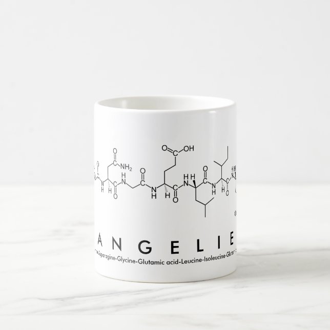 Angelie peptide name mug (Center)