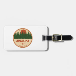 Angelina National Forest Luggage Tag