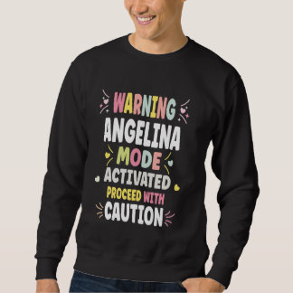 ANGELINA Personalised Women's Custom ANGELINA Sweatshirt
