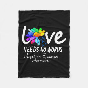Angelman Syndrome Awareness 2 Fleece Blanket