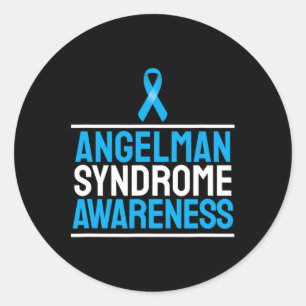Angelman Syndrome Awareness Disease Classic Round Sticker