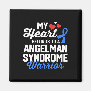 Angelman Syndrome Warrior Survivor Support Awarene Magnet