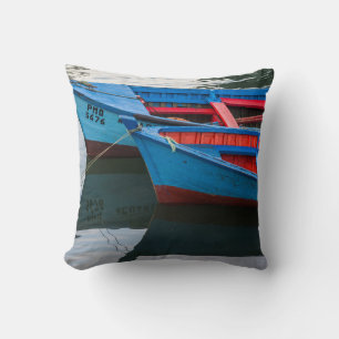 Angelmo harbour, fishing boats. cushion