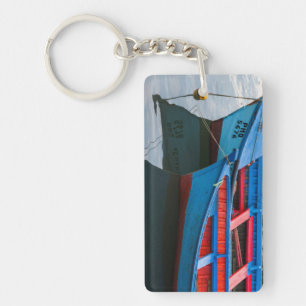Angelmo harbour, fishing boats. key ring