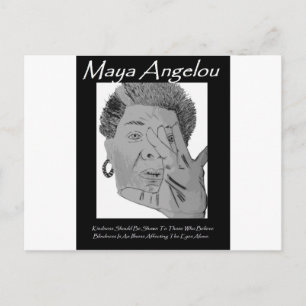 Angelou Quote Greeting Postcard
