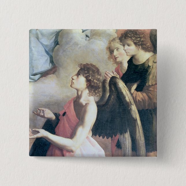 Angels 15 Cm Square Badge (Front)