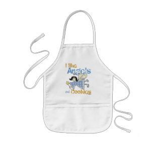 Angels and Cookies Baking Kids Apron