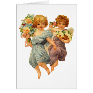 Angels and Flowers Cards
