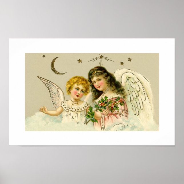 Angels and holly poster (Front)