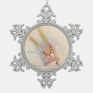 Angels and Snowflake Inspirational Ornament