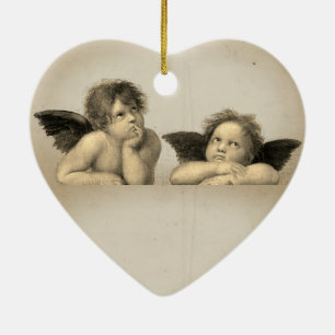Angels angel - shabby chic - Raphael - Raffael Ceramic Ornament