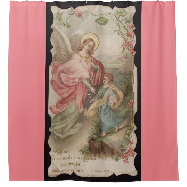 Angels Angeles shower curtain (Front)