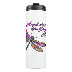 Angels Appear When Dragonflies Are Near - Thermal Tumbler