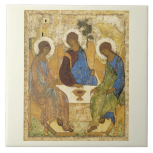 Angels At Mamre Trinity Ceramic Tile