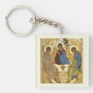 Angels At Mamre Trinity Key Ring