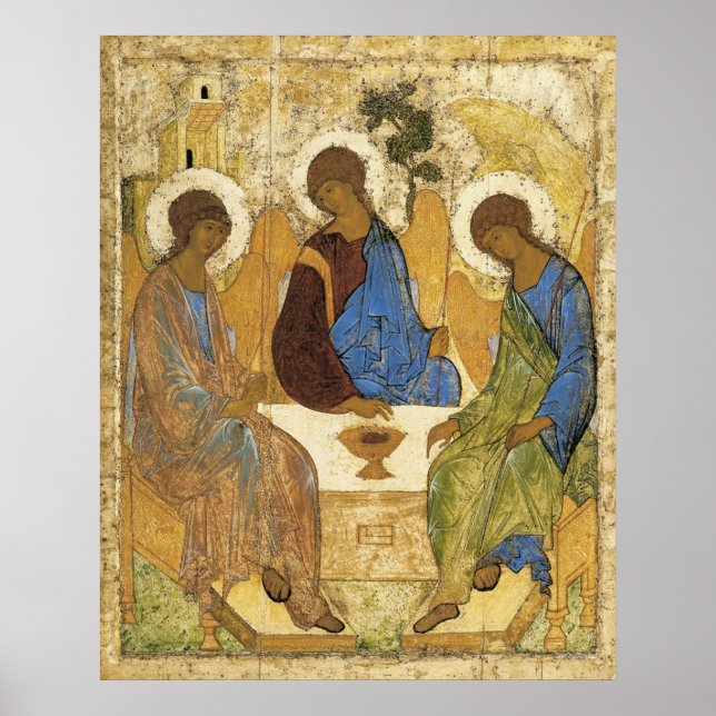 Angels At Mamre Trinity  Poster (Front)