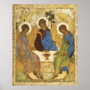 Angels At Mamre Trinity Poster