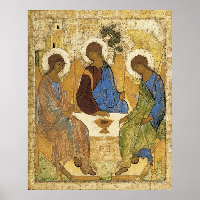 Angels At Mamre Trinity Poster (Front)