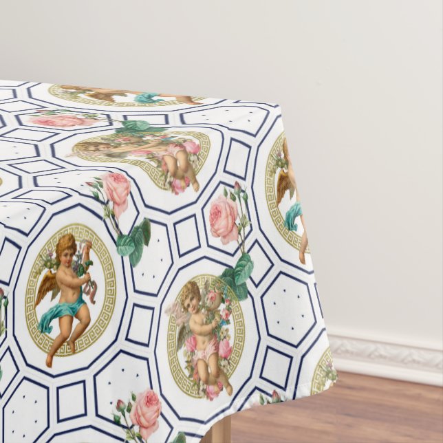 Angels,Baroque,rococo,vintage, Tablecloth (In Situ)