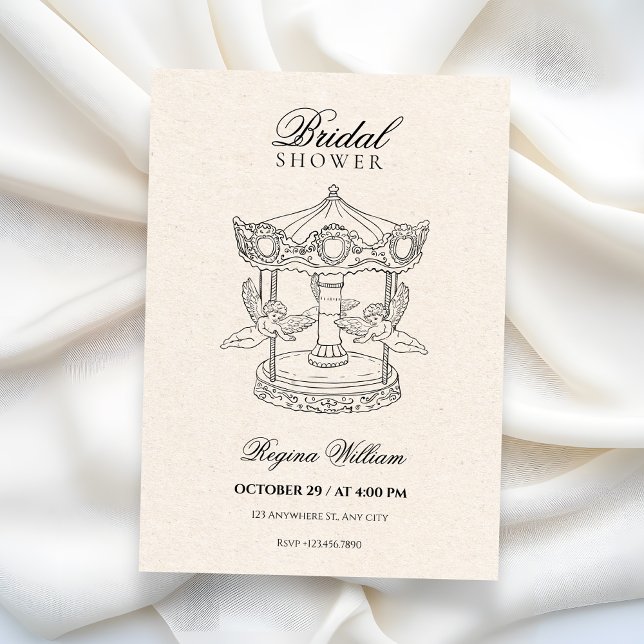 Angels bridal shower invitation (Creator Uploaded)