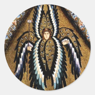 Angels By Meister Von Cefalã¹ (Best Quality) Classic Round Sticker