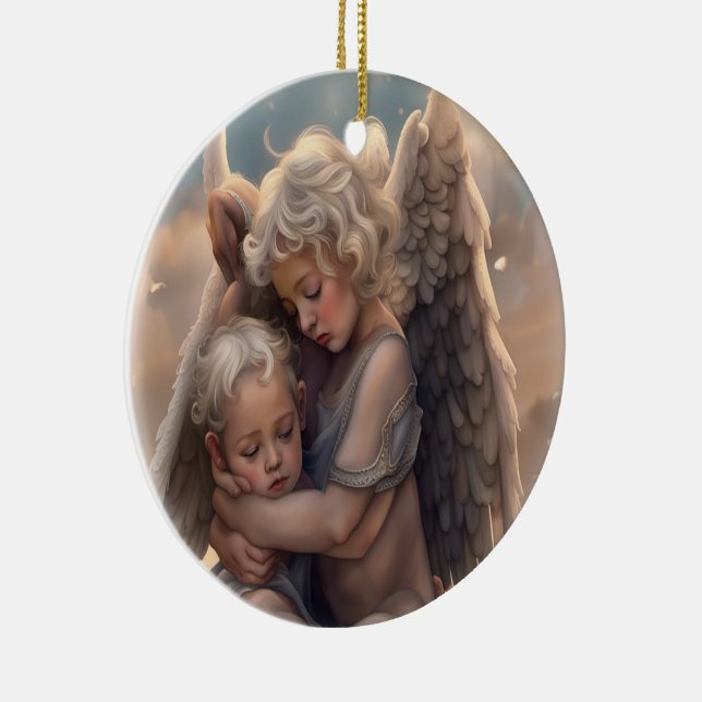 Angels Ceramic Ornament (Right)