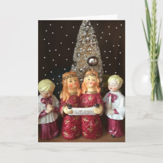 Angels & Choir Boys Sing Holiday Card