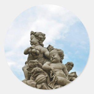 Angels Classic Round Sticker