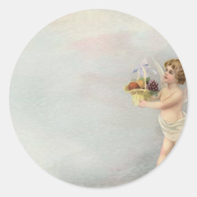 Angels Classic Round Sticker (Front)