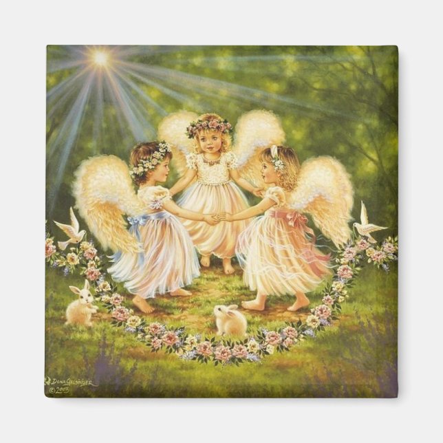 Angels dancing Magnet (Front)