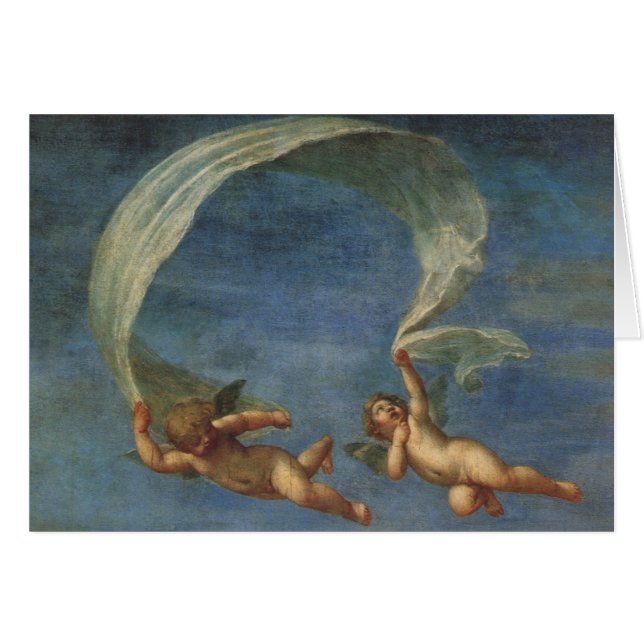 Angels Detail from Adonis Led by Cupids by Albani (Front Horizontal)